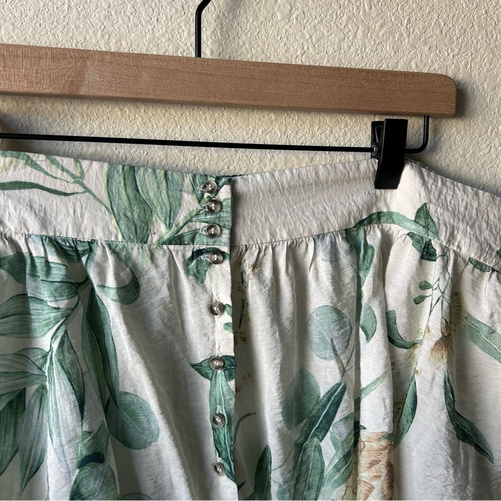 H&M Tropical Maxi Skirt with Buttons - Picture 6 of 11